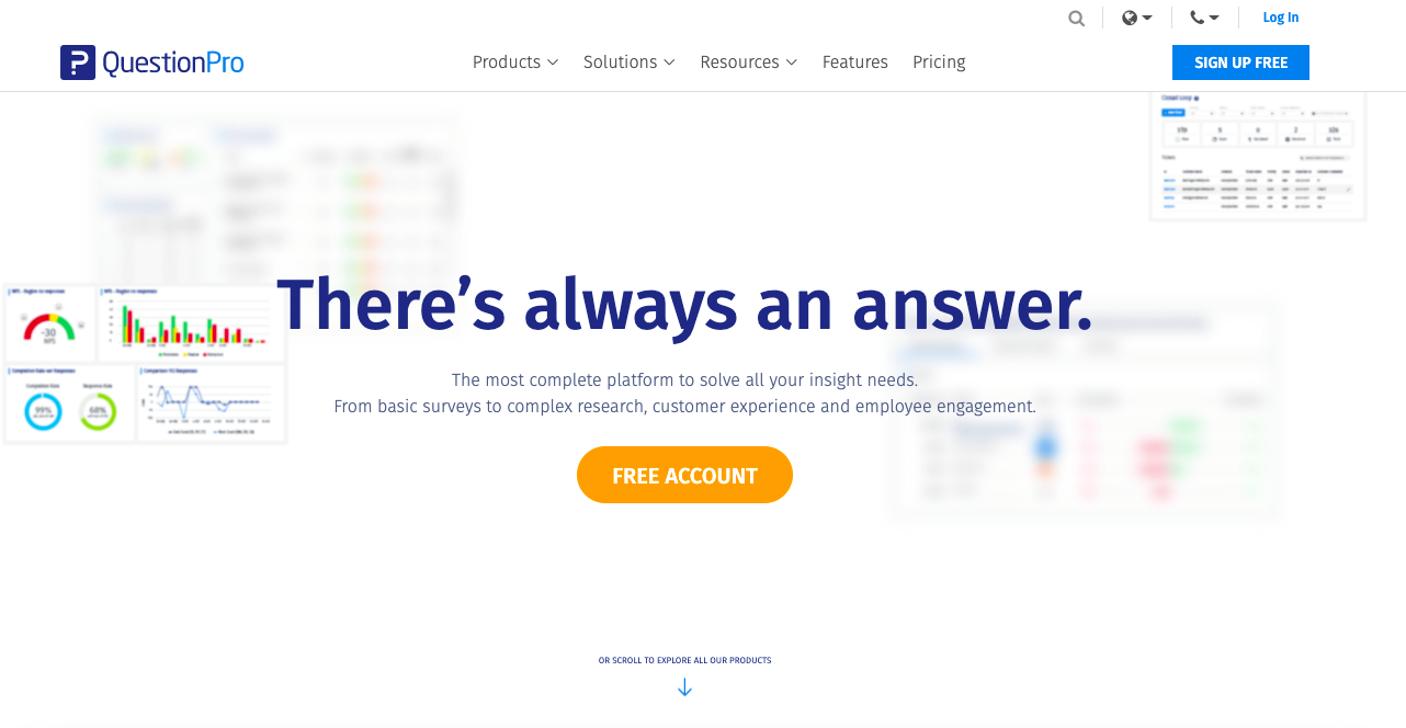 questionpro website