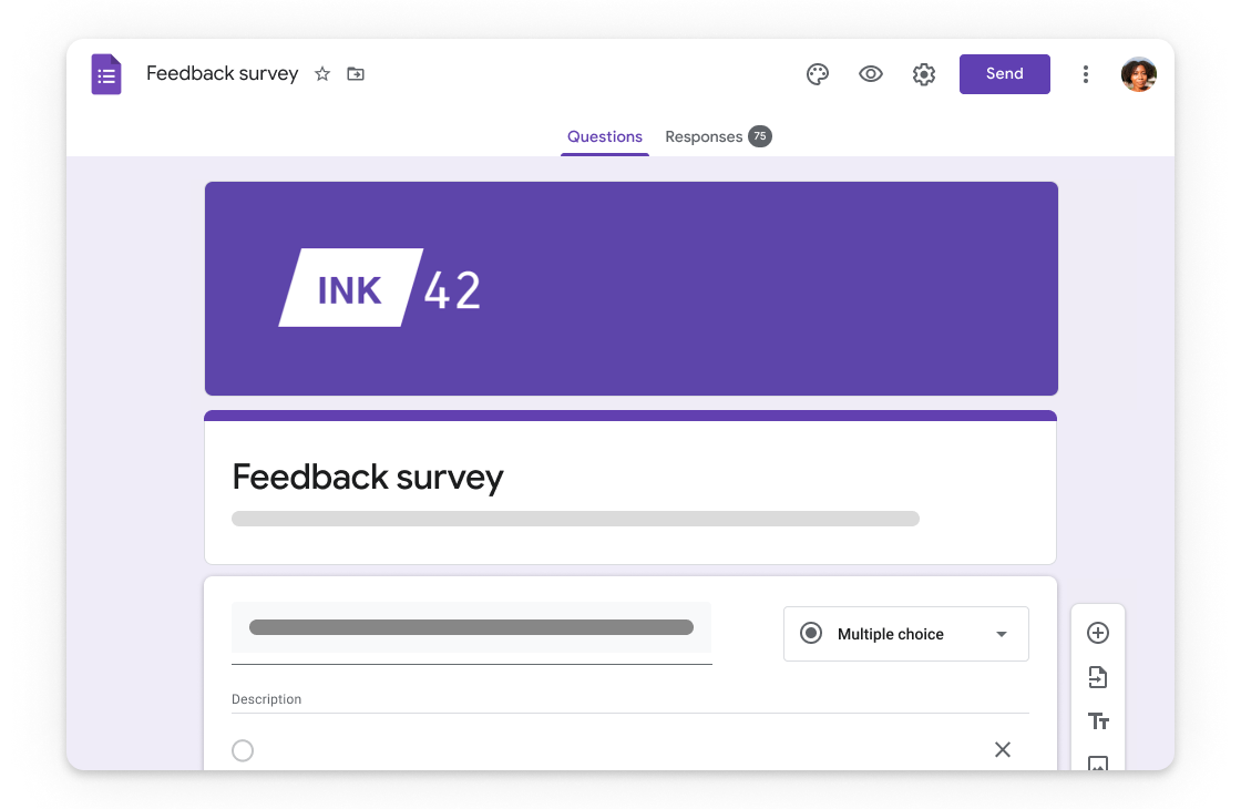 Email Survey Tools - Google Forms