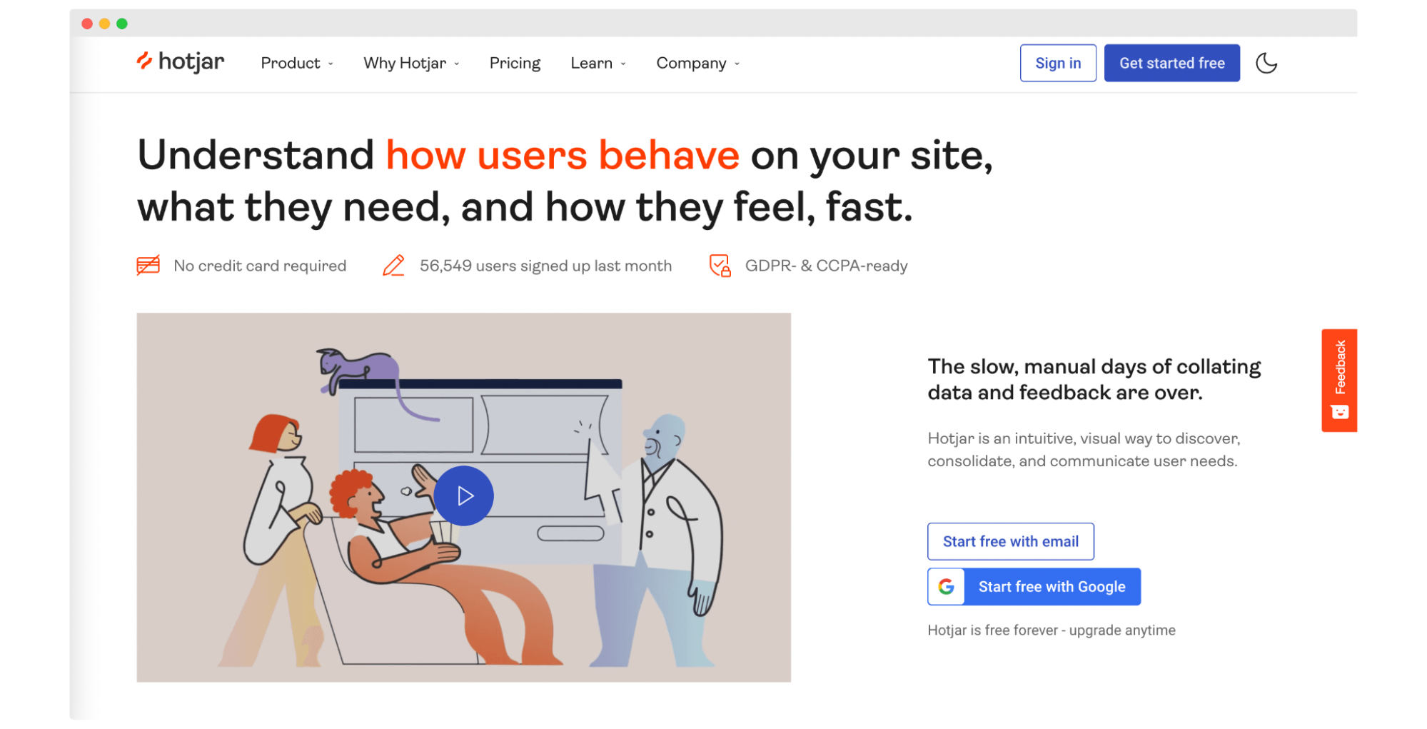 User Research Tools - Hotjar