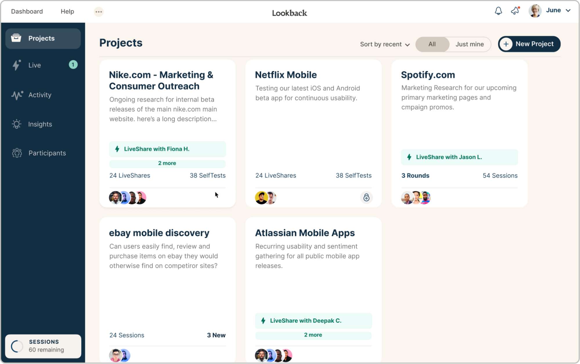 Usability testing tools - Lookback