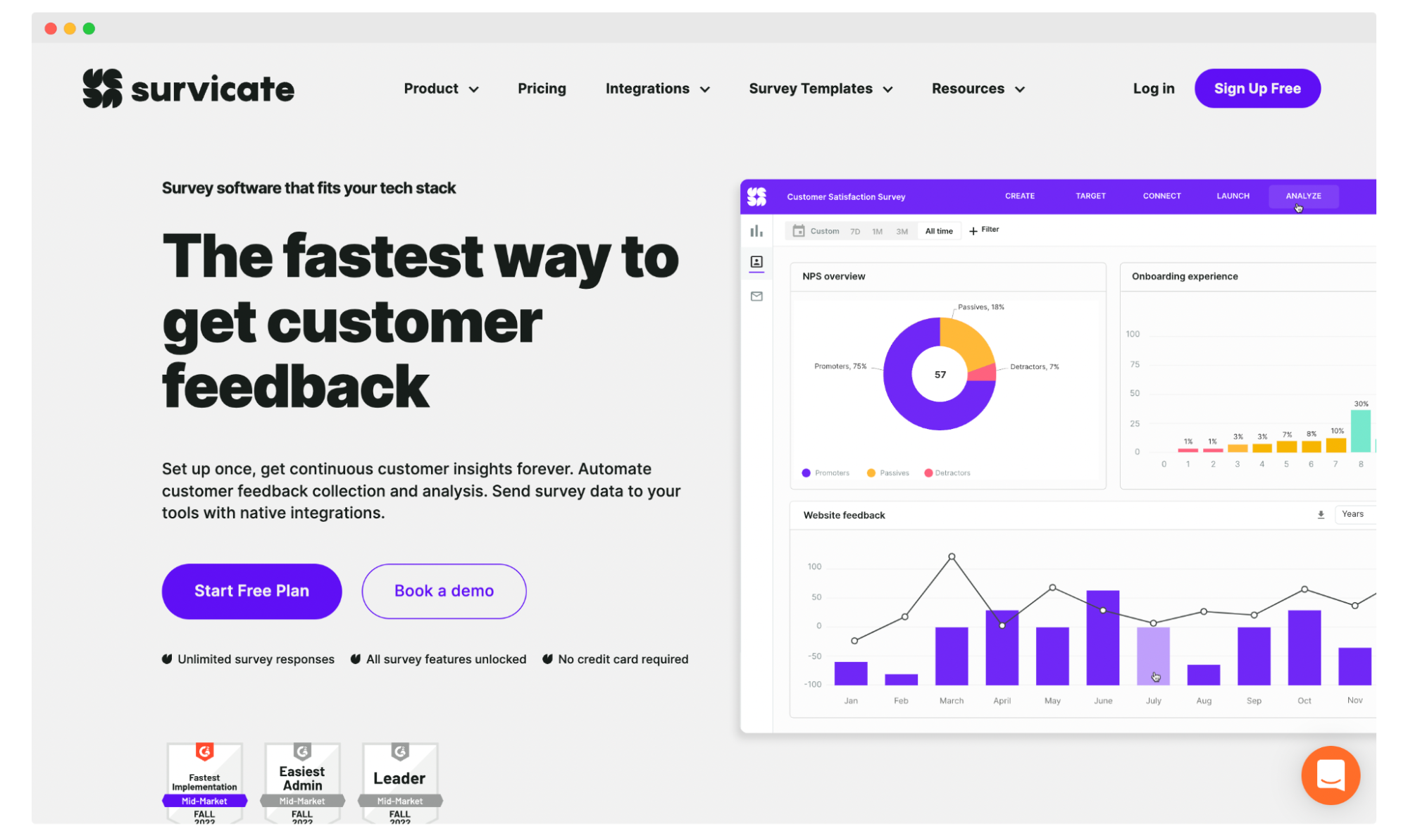 Customer Journey Mapping tools - Survicate