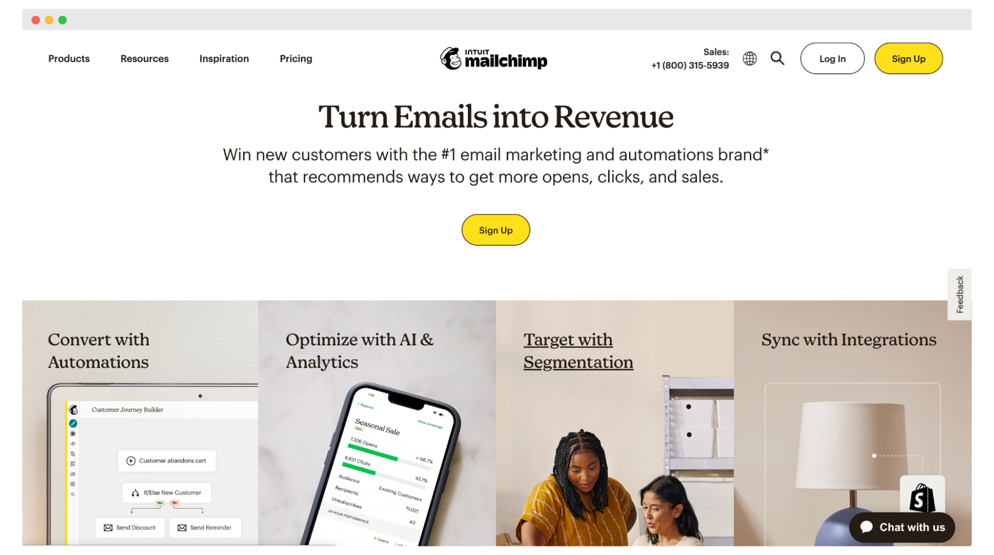 Customer engagement tools - Mailchimp