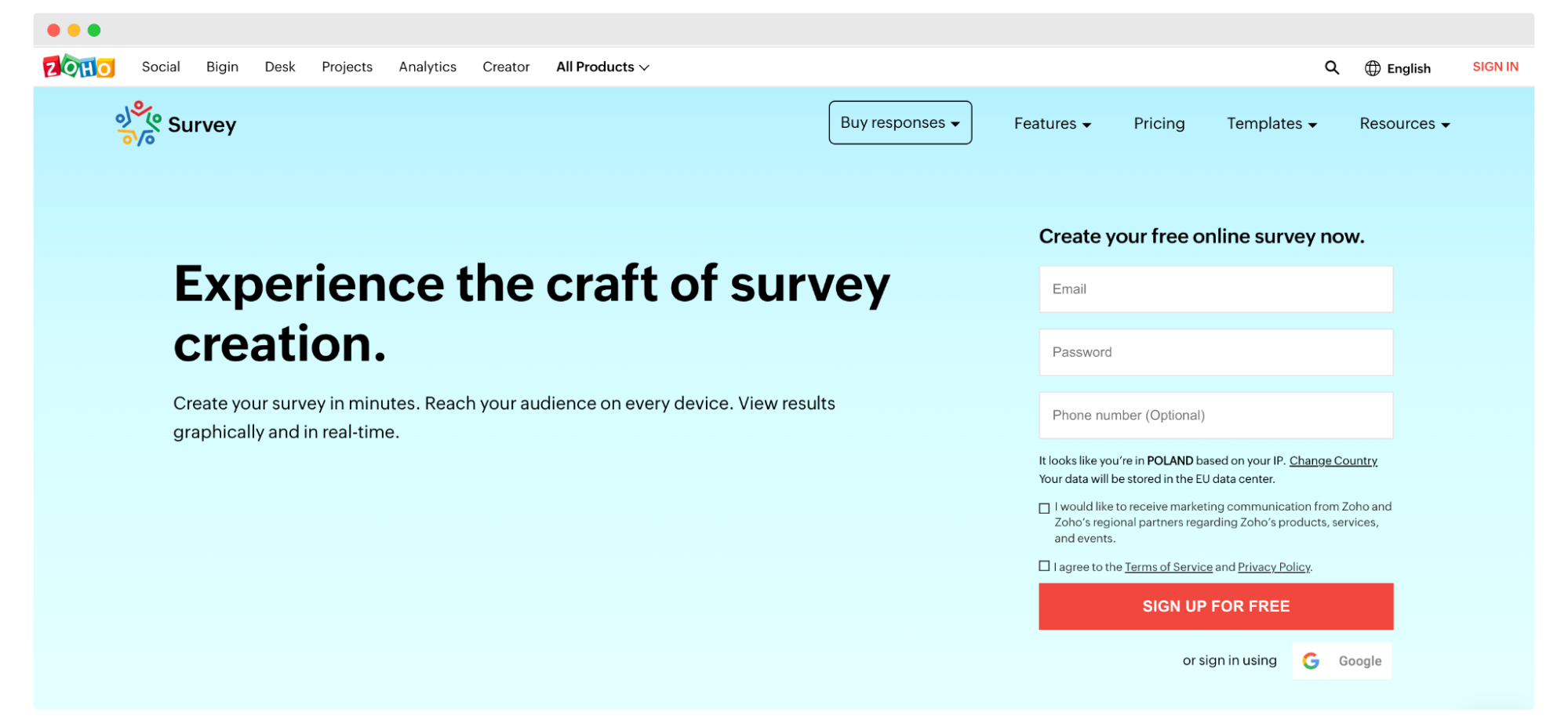 CSAT tools for Salesforce - Zoho Survey