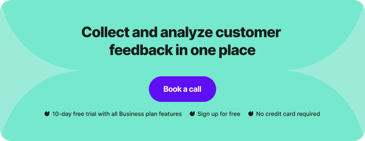 collect and analyze feedback banner