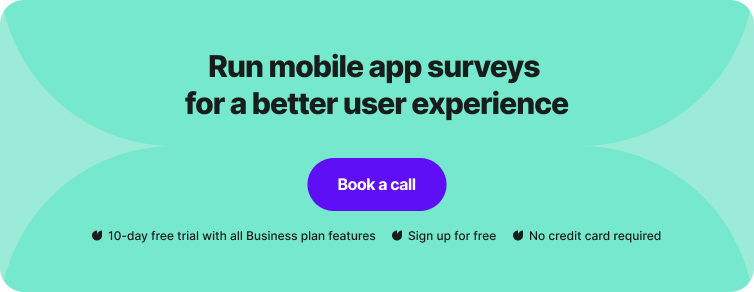 run mobile app surveys banner