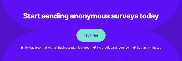 send anonymous surveys banner