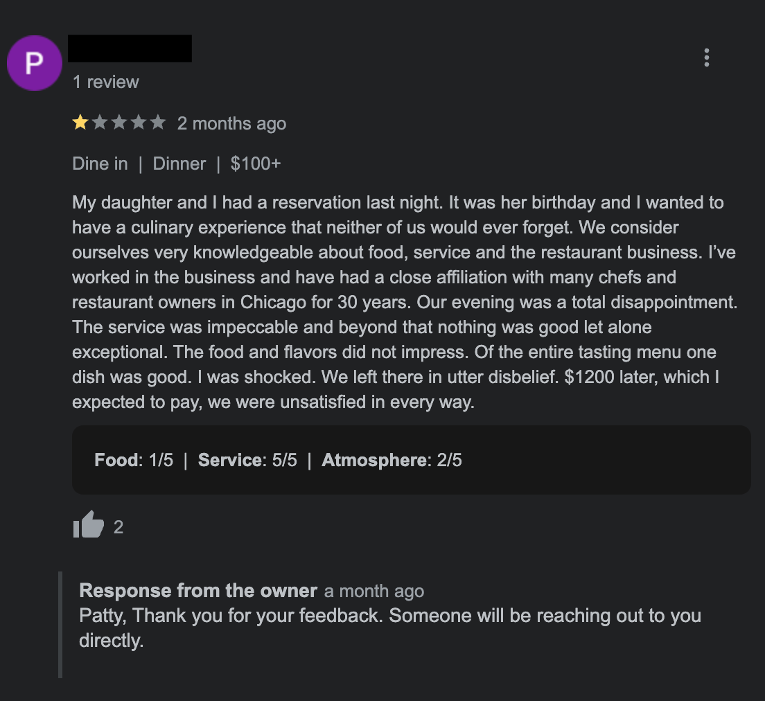 detailed negative review